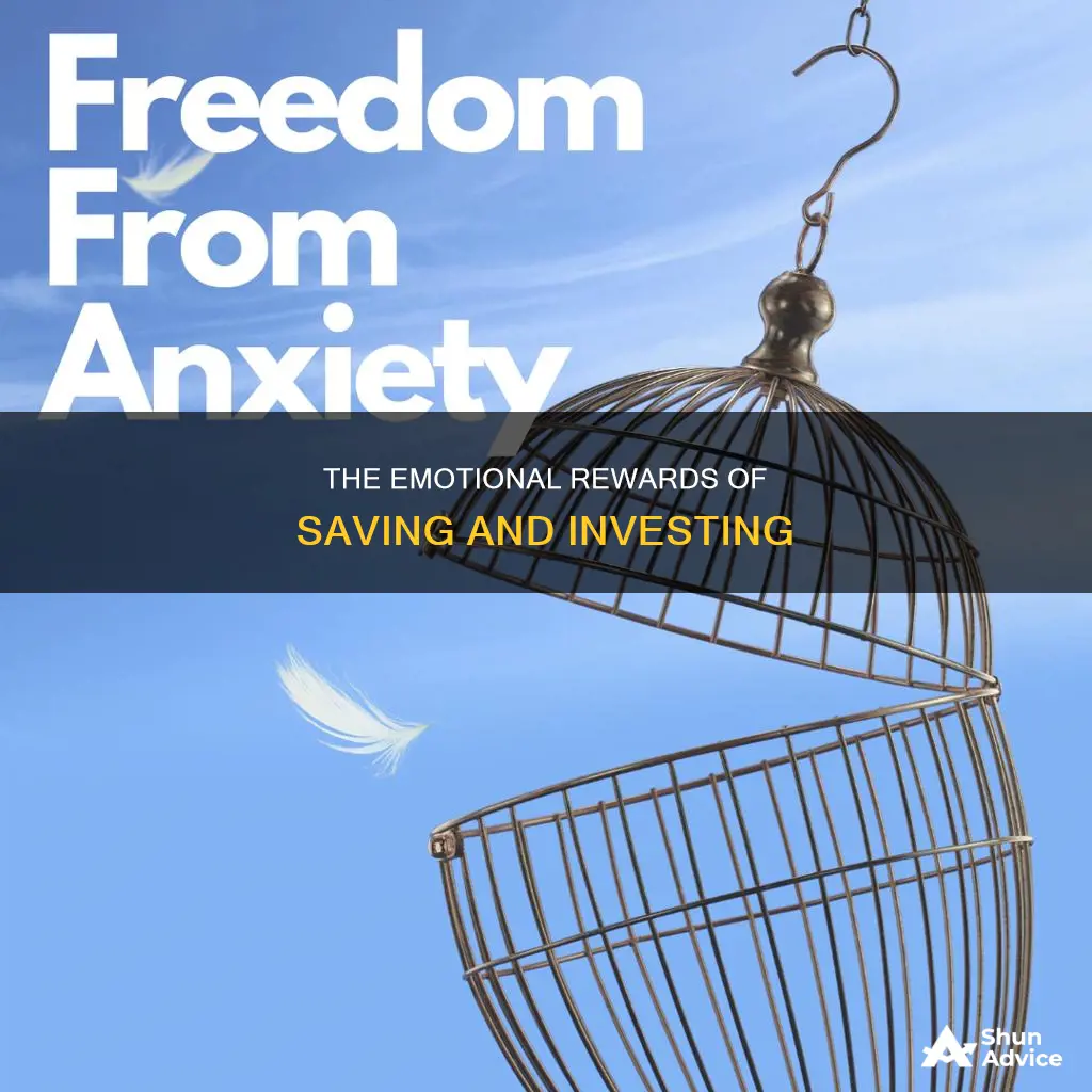 what types of feelings come from saving and investing