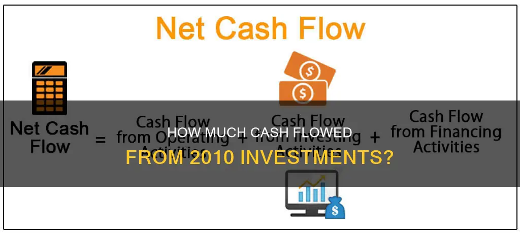 what was the net cash flow from investing in 2010