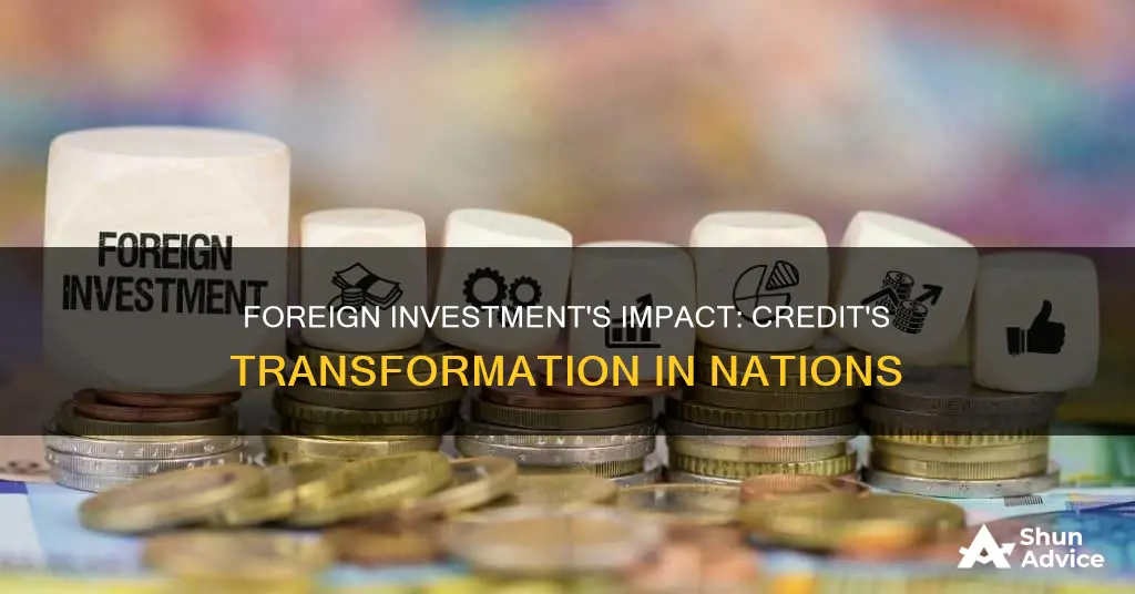 when a country receives foreign investment what happens with credit