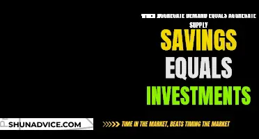 Demand-Supply Equilibrium: Savings, Investments Balance