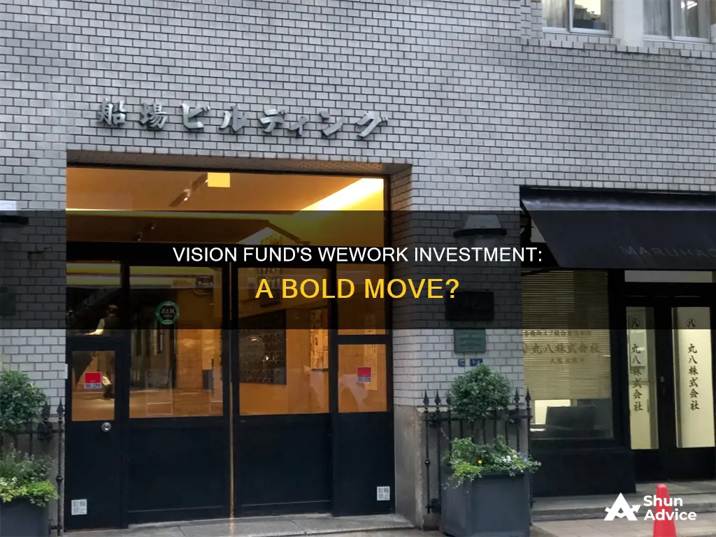 when did vision fund invest in we work