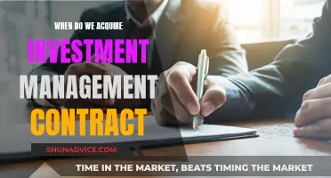 Investment Management Contracts: When to Sign the Deal