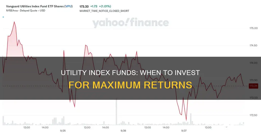 when should we invest in utility index funds