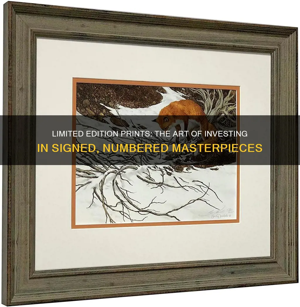 when to buy limited edition prints numbered signed investment