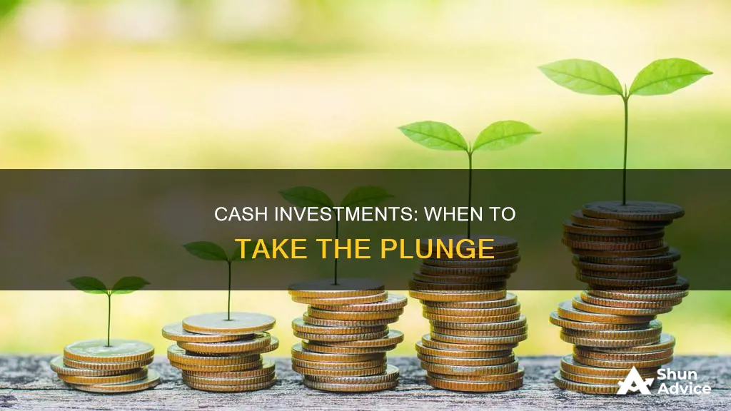 when to invest in cash