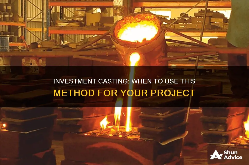 when to use investment casting