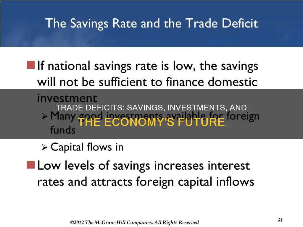 when trade defecit savings investments