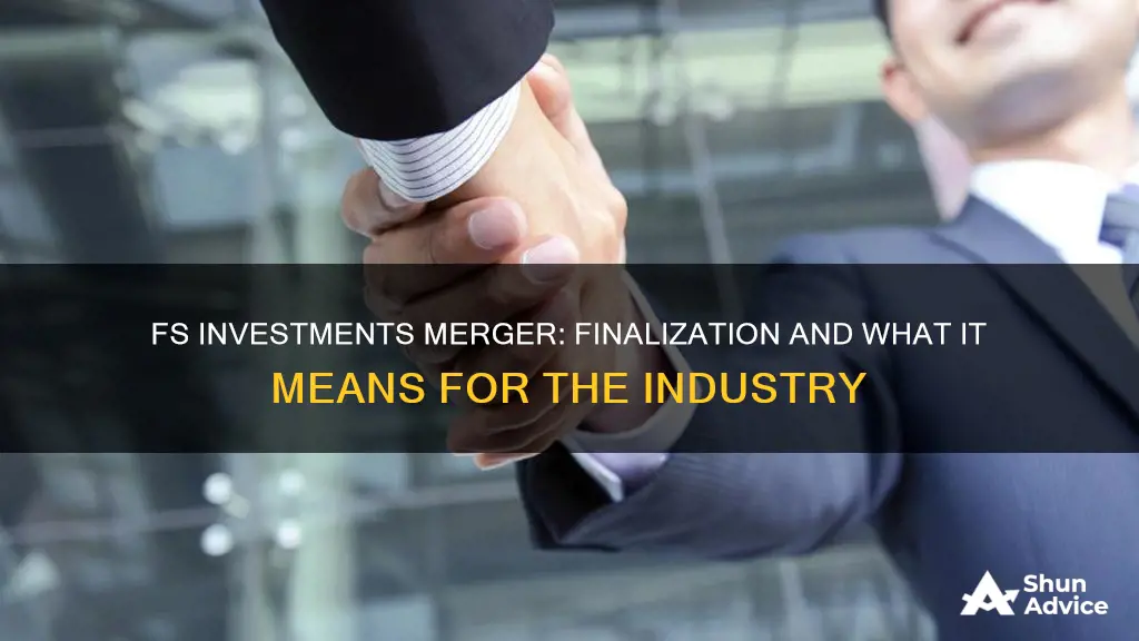 when will fs investments merger be finalized