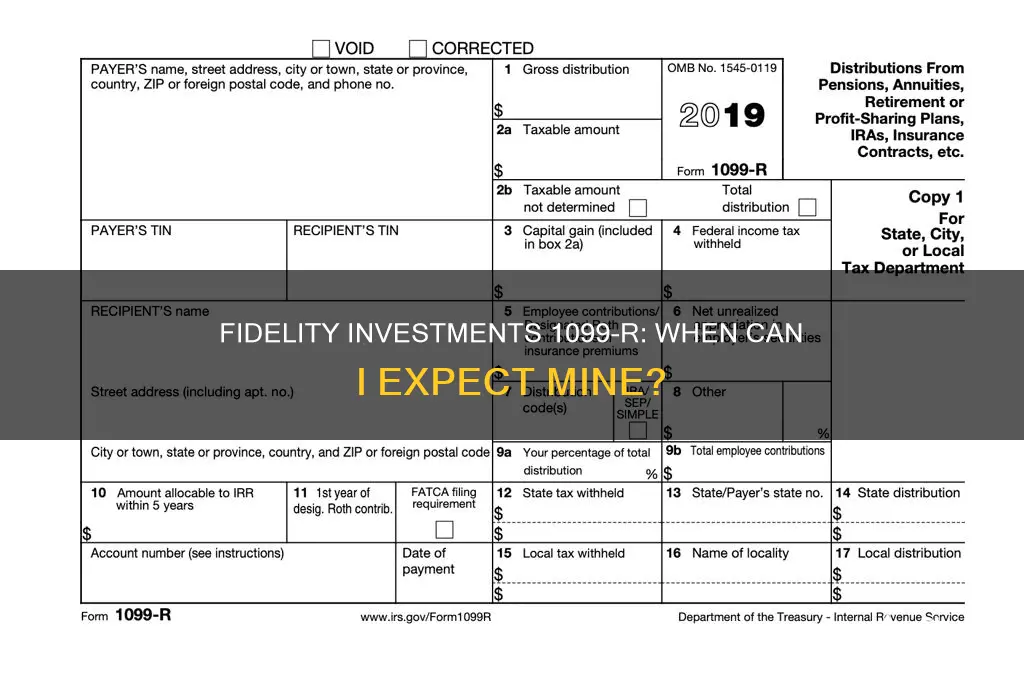 when will I receive my 1099 r from fidelity investments