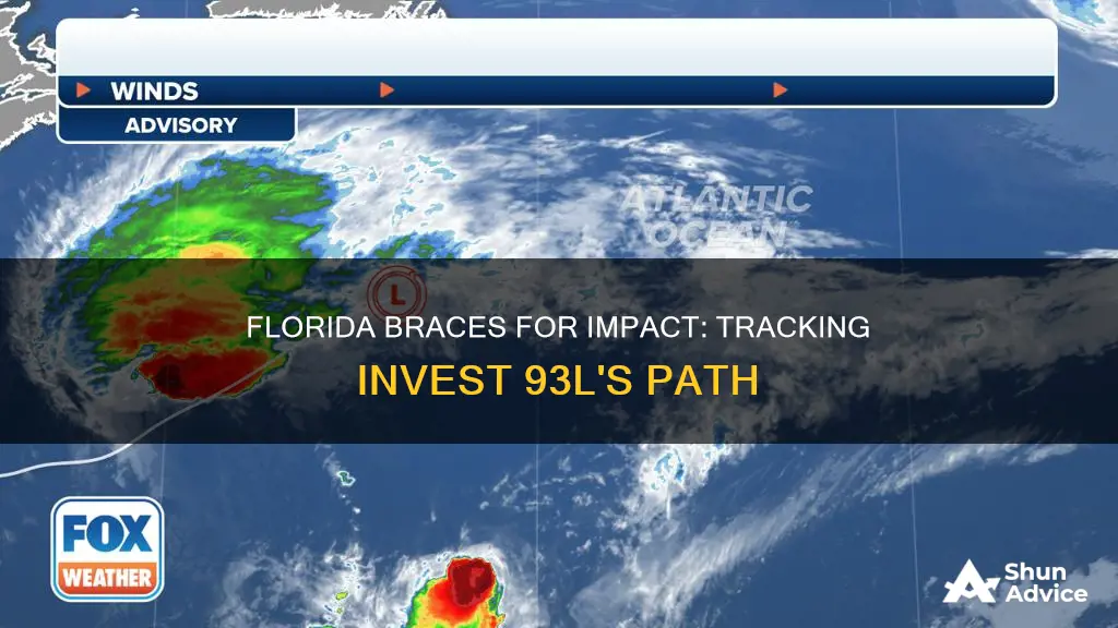 when will invest 93l hit florida