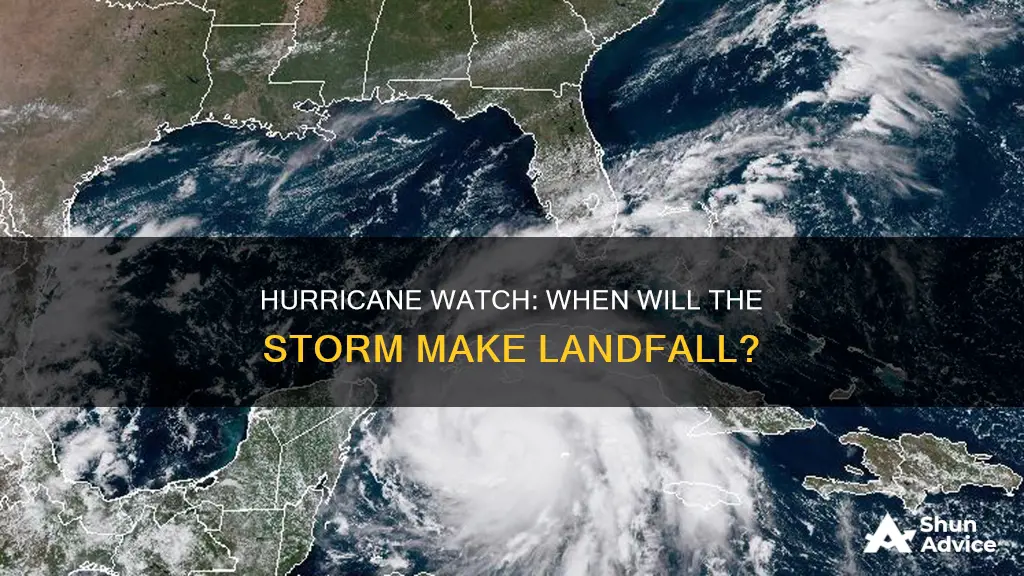 when will invest 95l make landfall