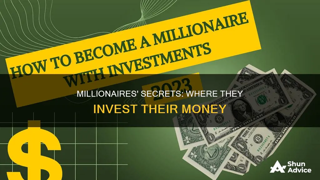 where do millionaires invest their cash