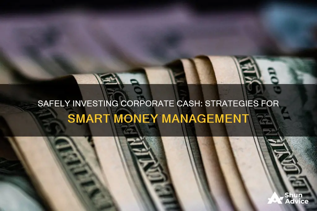 where to safely invest corporate cash