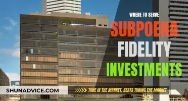 Serving Subpoena to Fidelity Investments: What You Need to Know