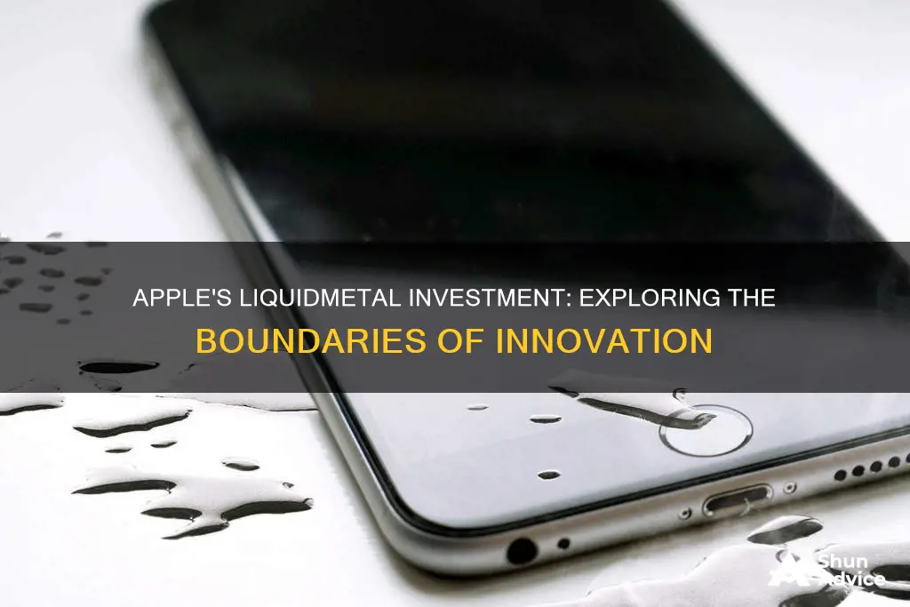 where will apple invest liquidmetal