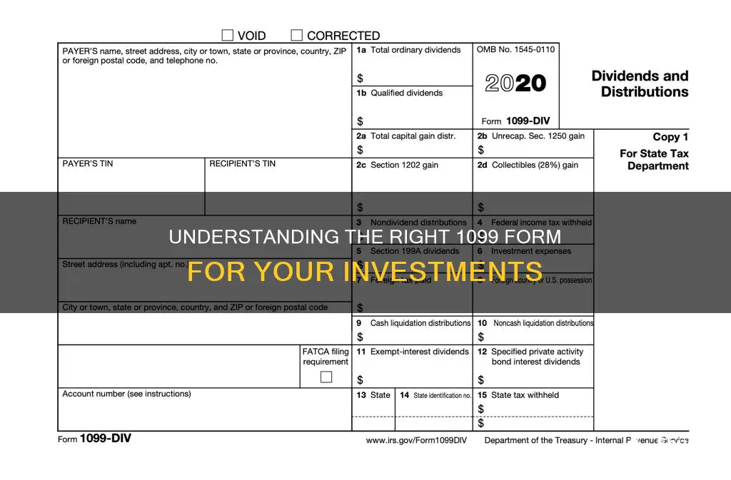 which 1099 do you use for investments