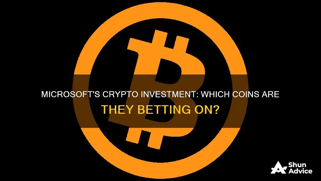 which crypto is microsoft investing in