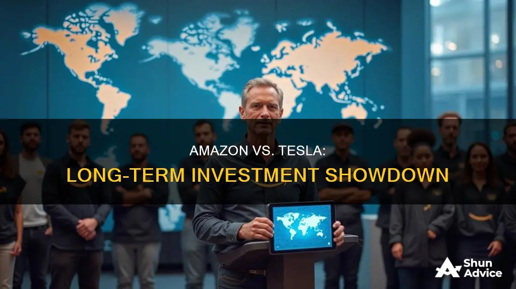 which is better long term investment amazon or t