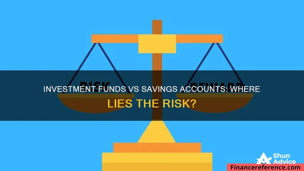 which is riskier an investment fund or a savings account