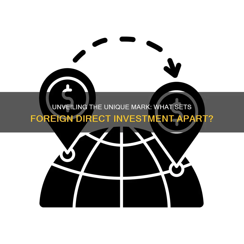 which of the following characteristics distinguishes foreign direct investment