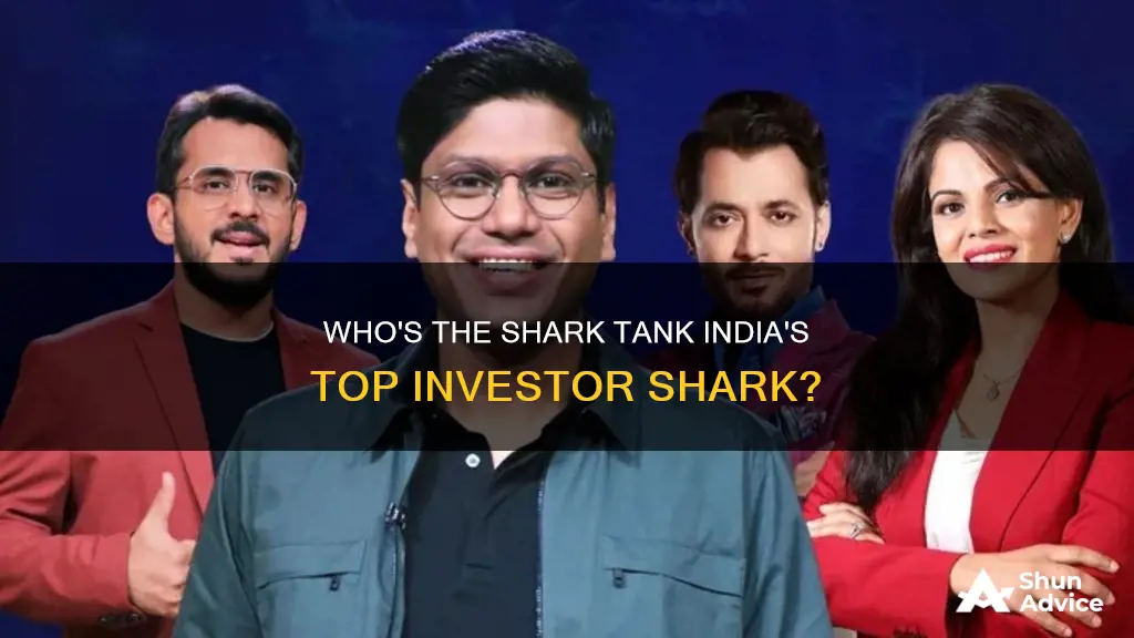 which shark has invested the most on shark tank india