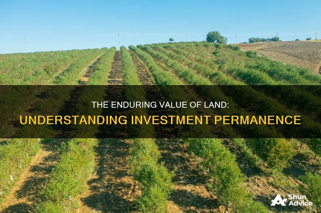 which term refers to the investment permanence of land