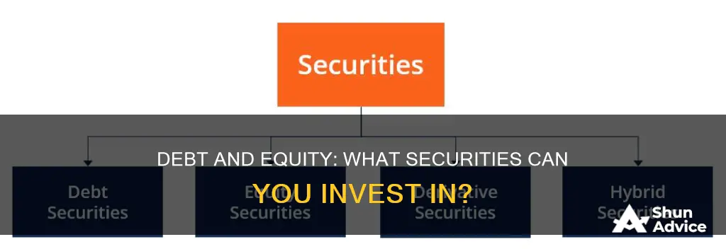 which types of investments are securities both debt and equity