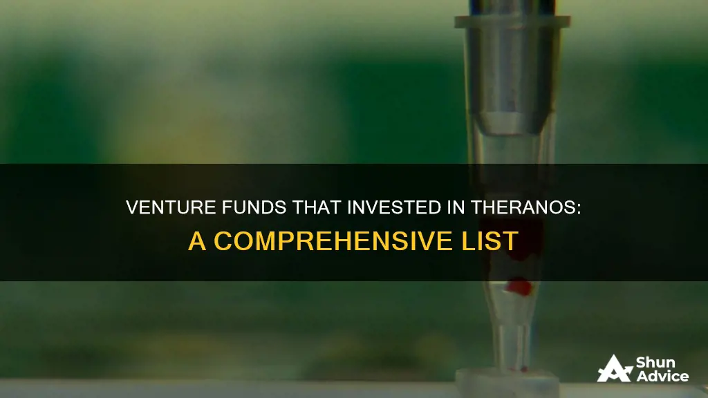 which venture funds invested in theranos