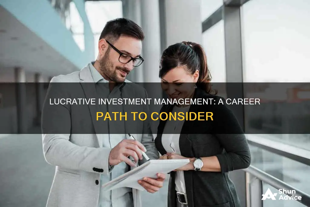 why a career in investment management