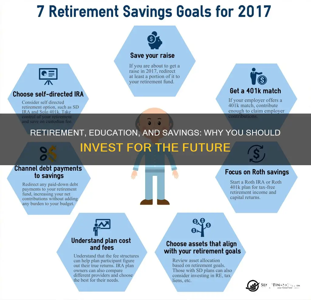 why are you investing retirement general savings education