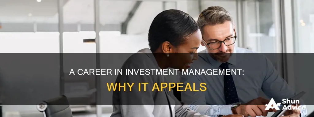 why does a career in investment management appeal to you