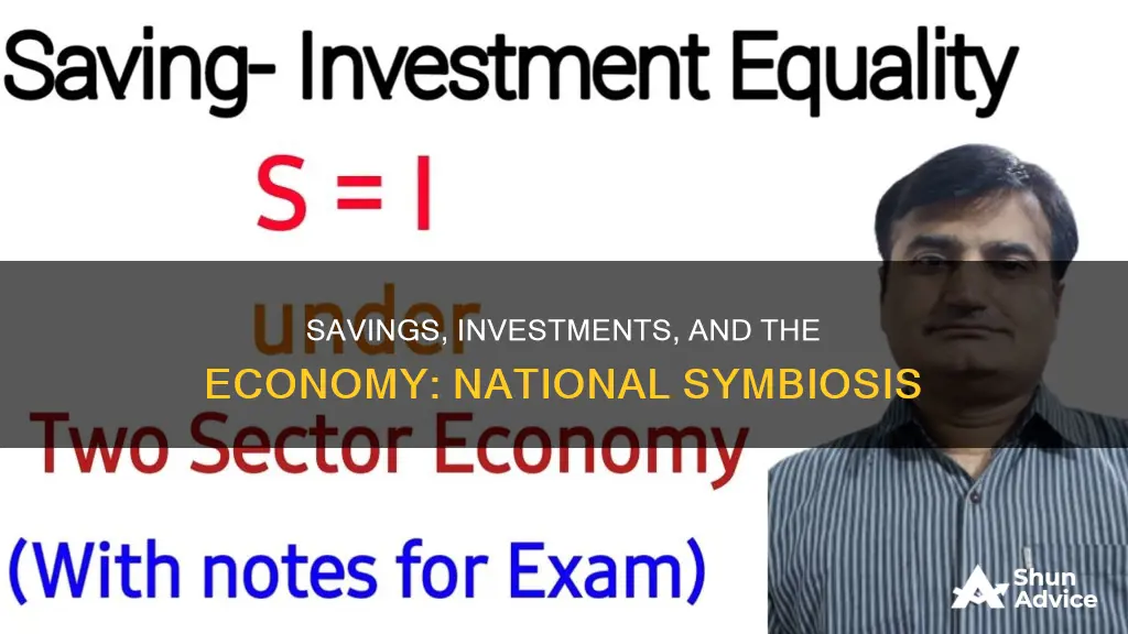 why does national saving equal investment