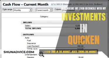 Understanding Quicken: Cash and Investments Reconciliation Issues