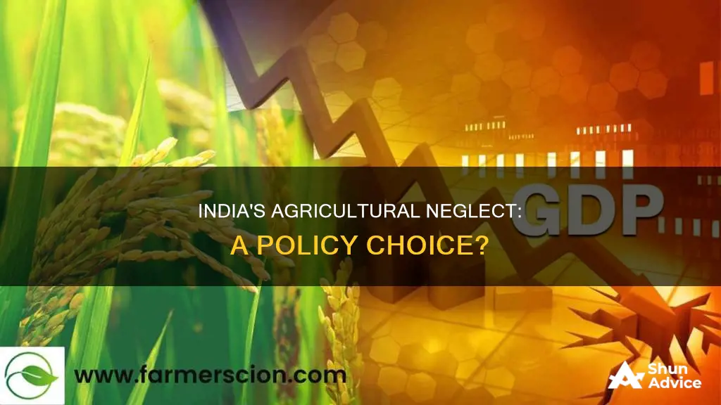 why doesnt the governemnt of india invest in agriculture