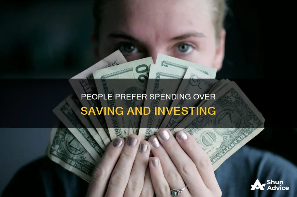 why dont most people save and invest