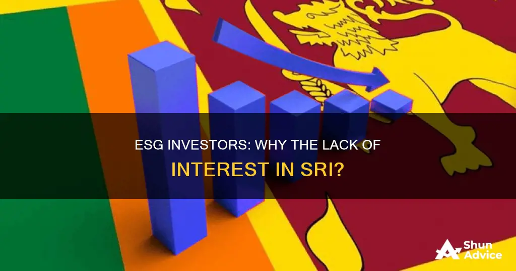 why dont people invest in sri