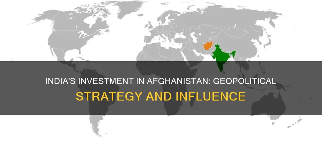 why india is investing in afghanistan