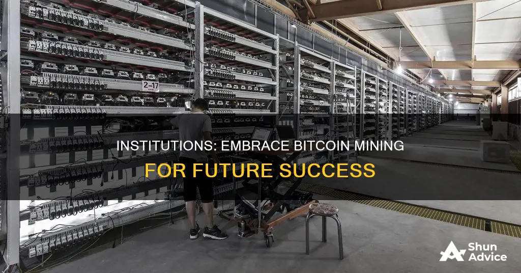 why insttituions should invest in bitcoin mining