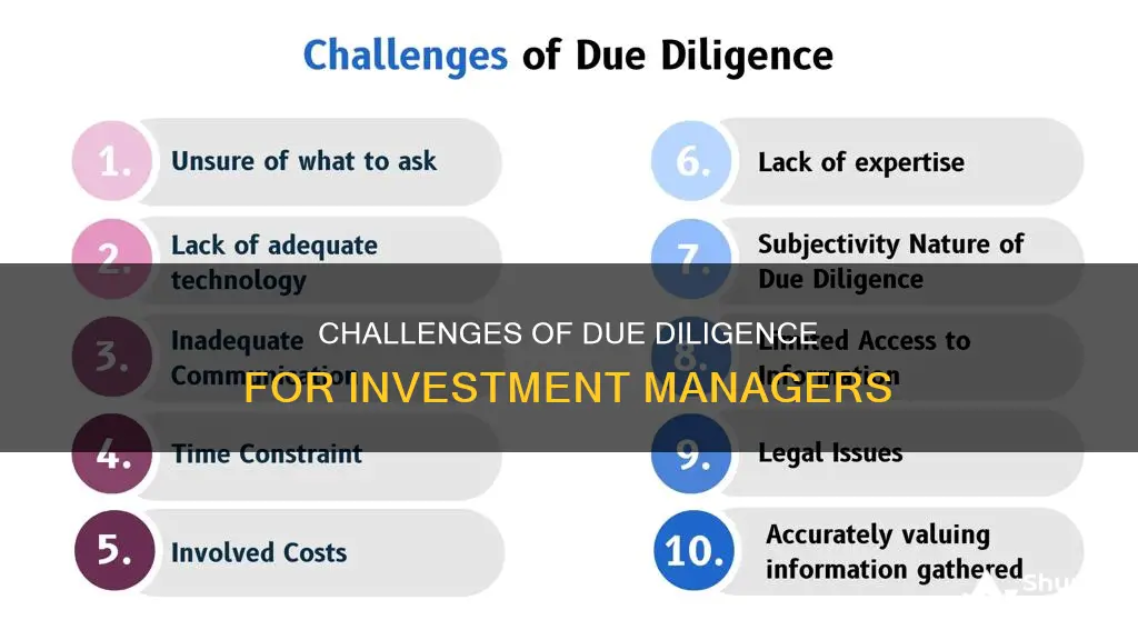 why is due diligence for investment managers challenging