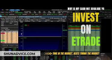 Etrade Cash Availability: Why Can't I Invest?