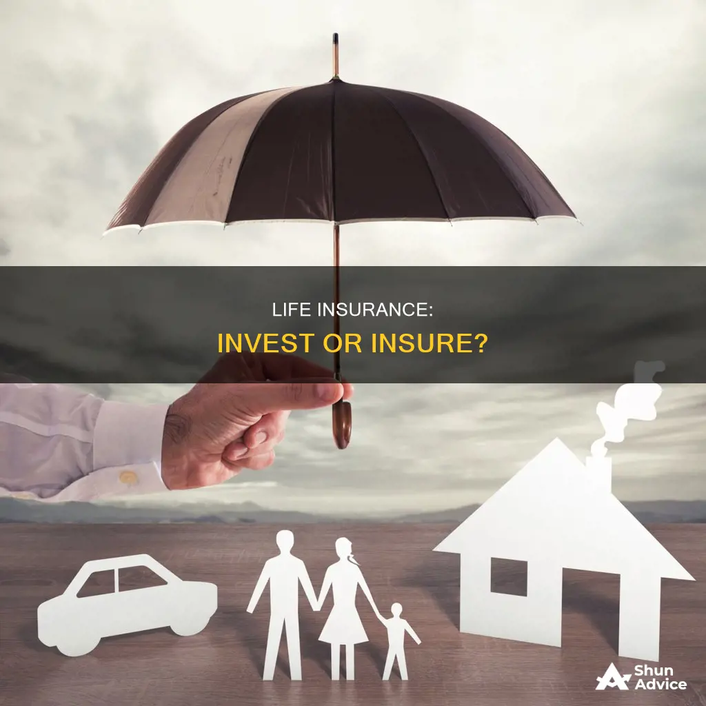 why should life insurance not be used as an investment