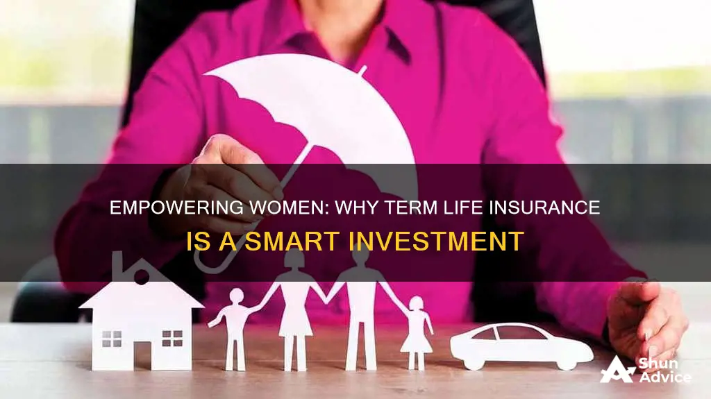 why should women invest in term life insurance