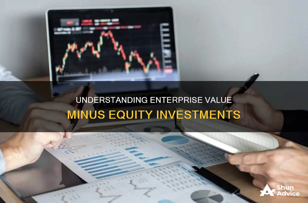 why subtract equity investments from enterprise value