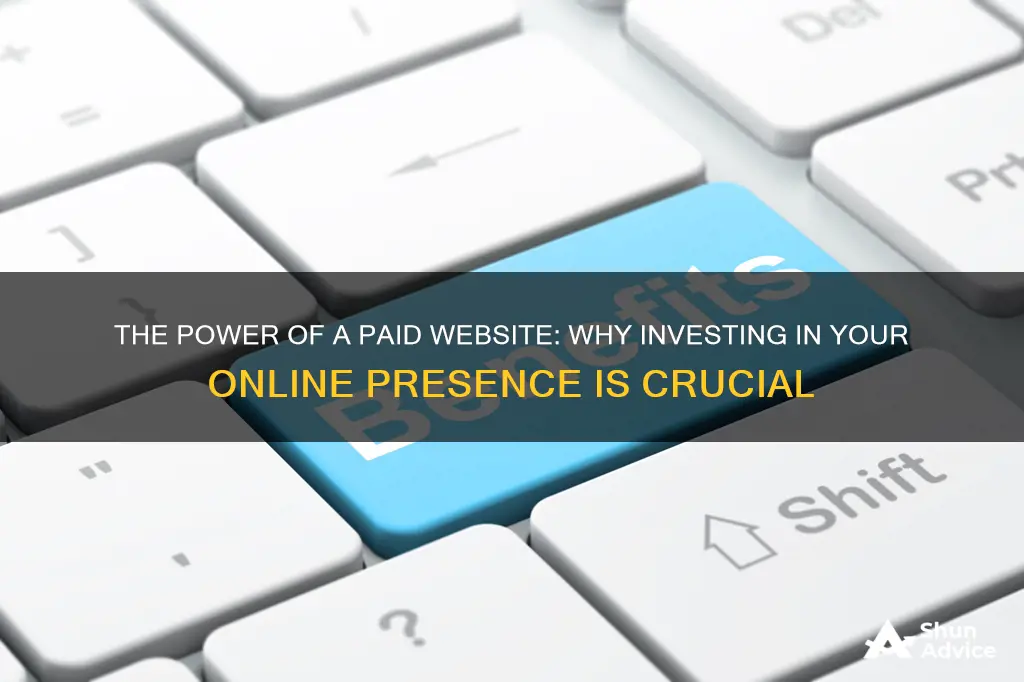 why you should invest in paying for a website