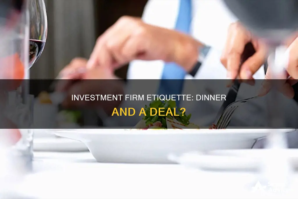 will investment firm take out to dinner