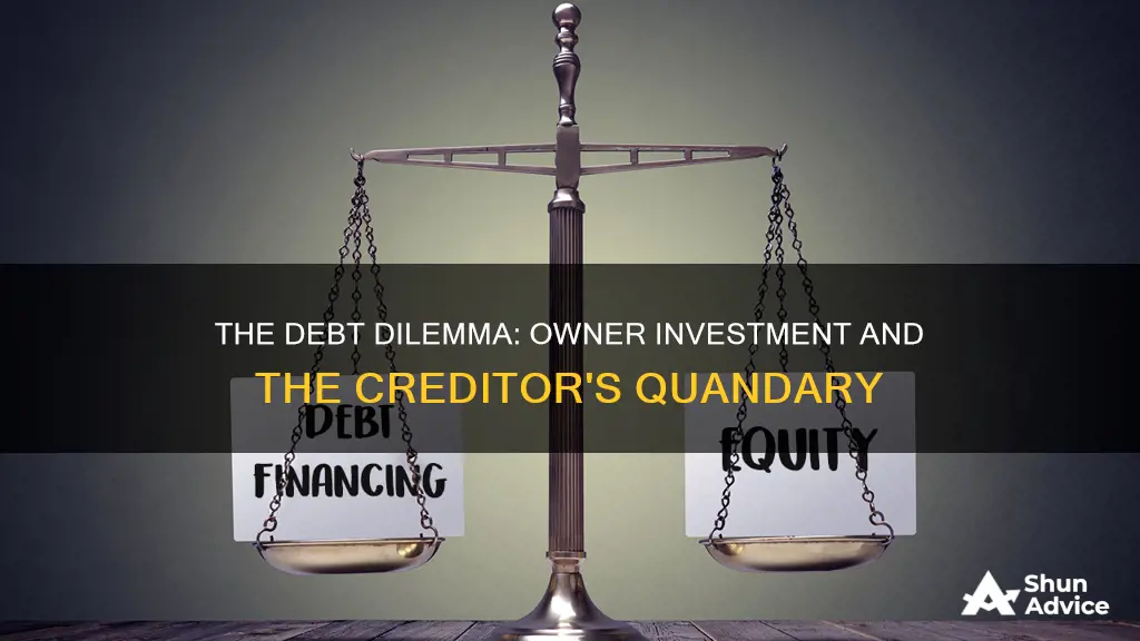 will owners investment cause creditor debt to rise