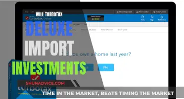 TurboTax Deluxe: Seamless Investment Importing